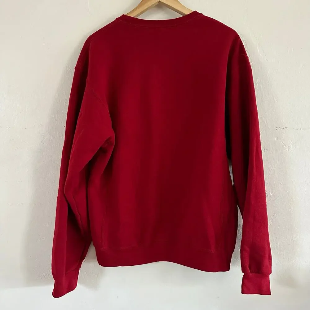 USC‎ Trojans Embroidered Russell Athletic Dad Pullover Sweater Size Medium